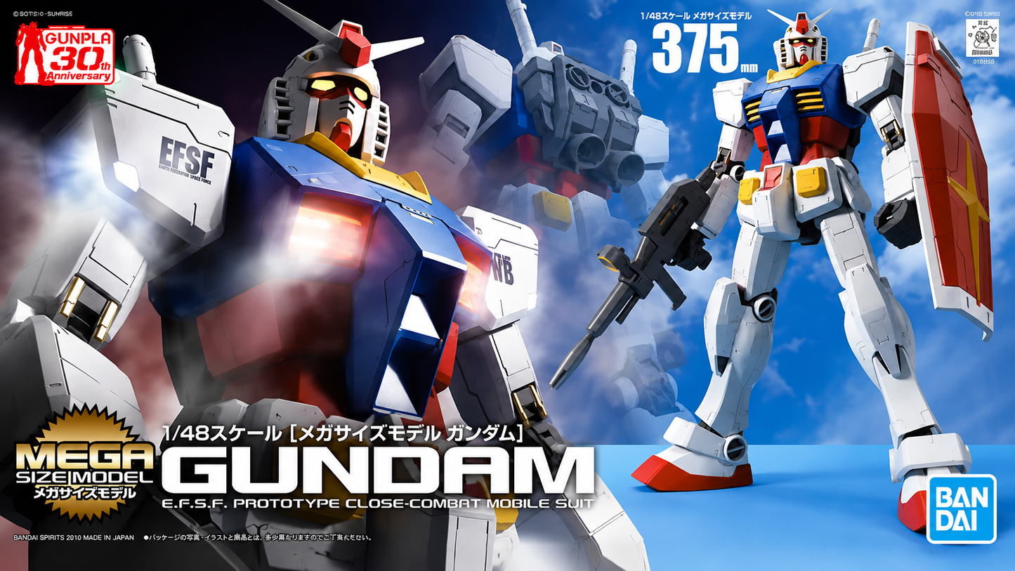 MEGA SIZE GUNDAM RX-78-2 1/48 - Gunpla Model Kit