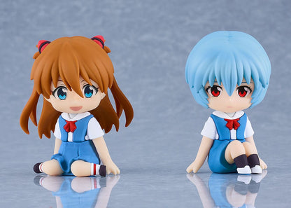 Rebuild of Evangelion Rubber Mascot - Nendroid Plus - Mini Figure Rei Ayanami 8cm